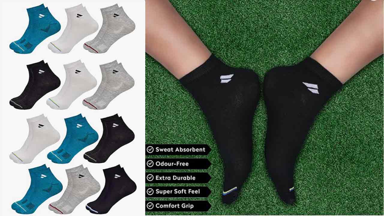 Socks for Men & Women, Multicolor, Pack of 12, Free Size