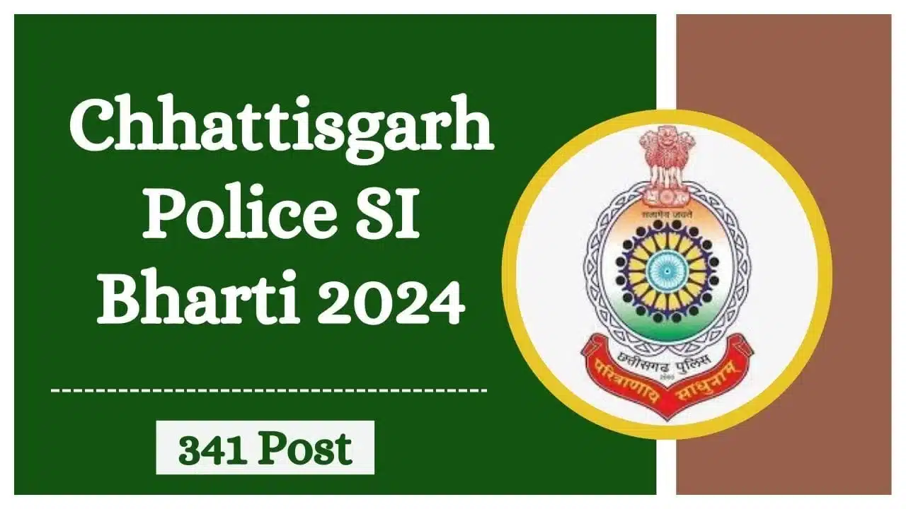 CG Police SI New Recruitment 2024